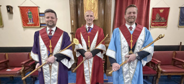 Pictured from left to right, are: Lee Fisher, Bryan Cambidge and Matt Catlow.