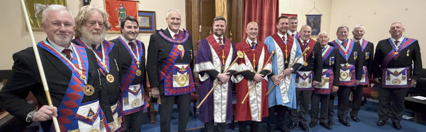 Pictured from left to right, are: Les Newlands, Alastair Davidson, Michael Southern, Andrew Whittle, Lee Fisher, Bryan Cambidge, Matt Catlow, Chris Larder, Andy McClements, Peter Mason, Neil McGill, John Pitches and Daniel Crossley.