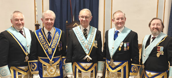 Pictured from left to right, are: Martin Clements, Stuart Thornber, Mike Joyner, Peter Baldwin and Terry Stevens-Lewing Pictured from left to right, are: Martin Clements, Stuart Thornber, Mike Joyner, Peter Baldwin and Terry Stevens-Lewing