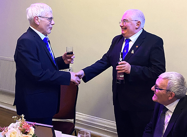 Paul Webster (left) and Paul Norwood.