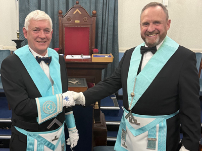 Brian Todhunter (left) and Ian Finney. Brian Todhunter (left) and Ian Finney.