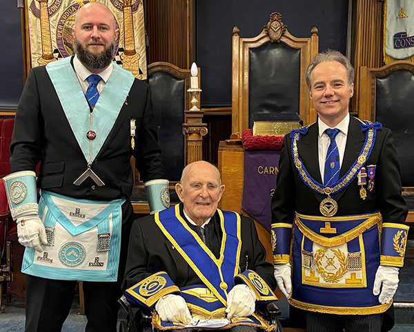 Pictured from left to right, are: Kieran Taylor-Bradshaw, Bob Haydock and Jonathan Heaton.