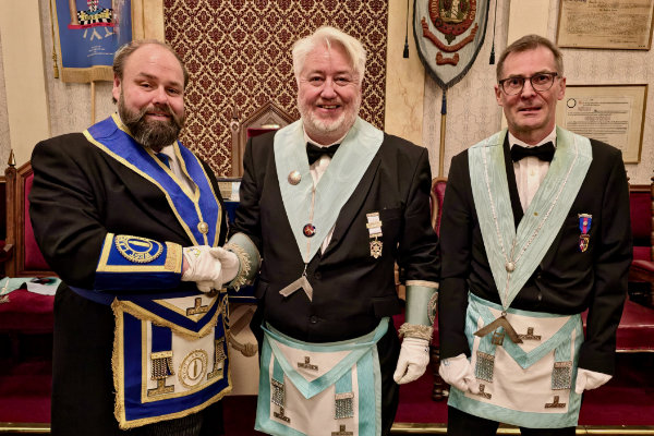 Pictured from left to right, are: Ezra McGowan, Kevan Cassley and Lee Parkinson.