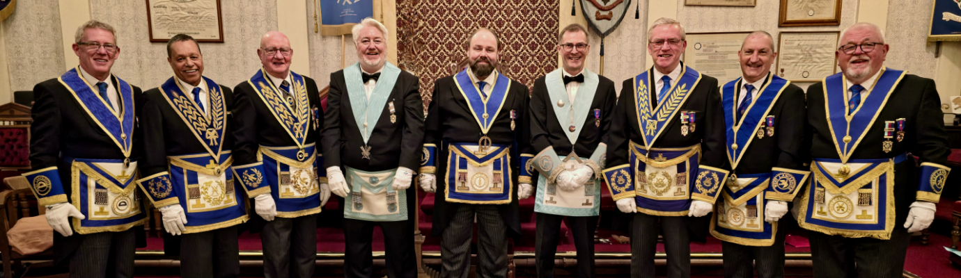 Pictured from left to right, are: Chris Gray, Andy Wiltshire, David Grainger, Kevan Cassley, Ezra McGowan, Lee Parkinson, Phil Preston, Tony Jackson and Harry Chatfield.