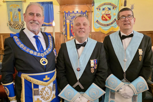 Pictured from left to right, are: Frank Umbers, Paul Ackred and Jon Reed.
