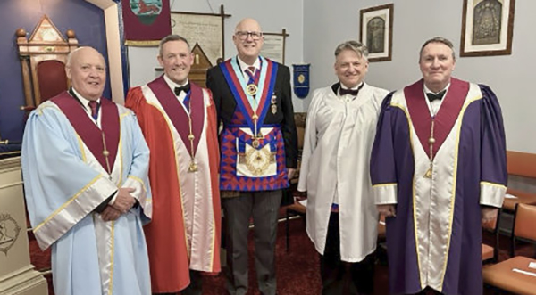 Pictured from left to right, are: Alan Telford, Scott McMillan, Gary Rogerson, Malcolm Long and Paul Hardy.