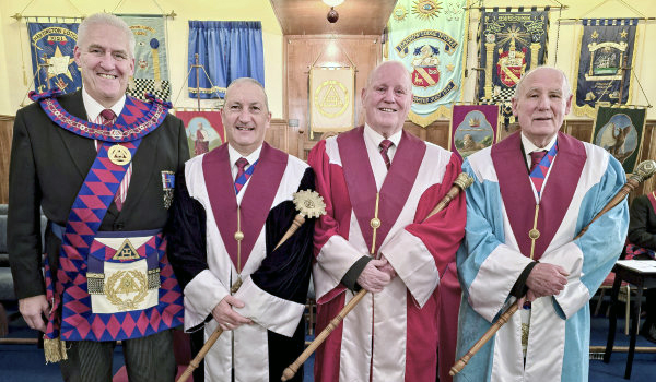 Pictured from left to right, are: Andrew Whittle, Tony Jackson, Derek Pallister and Barry Bray.