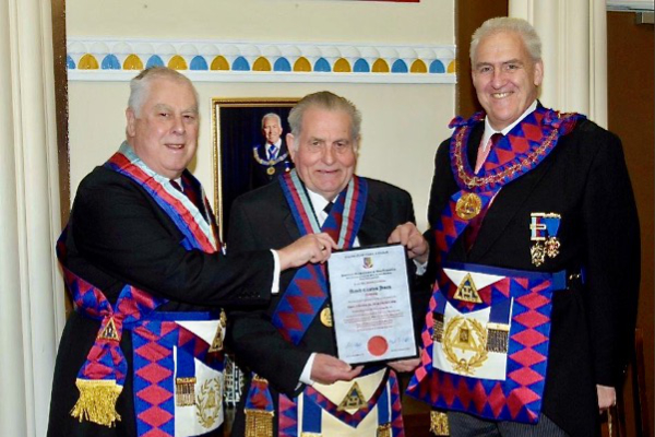Pictured from left to right, are: David Johnson, David Jones and Andrew Whittle