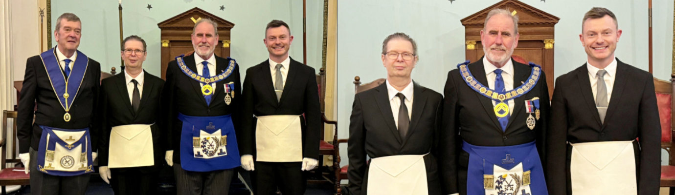 Pictured left from left to right, are: Gary Devlin, Paul Rimmer, Frank Umbers and John Magor.Pictured right from left to right, are: Paul Rimmer, Frank Umbers and John Magor.