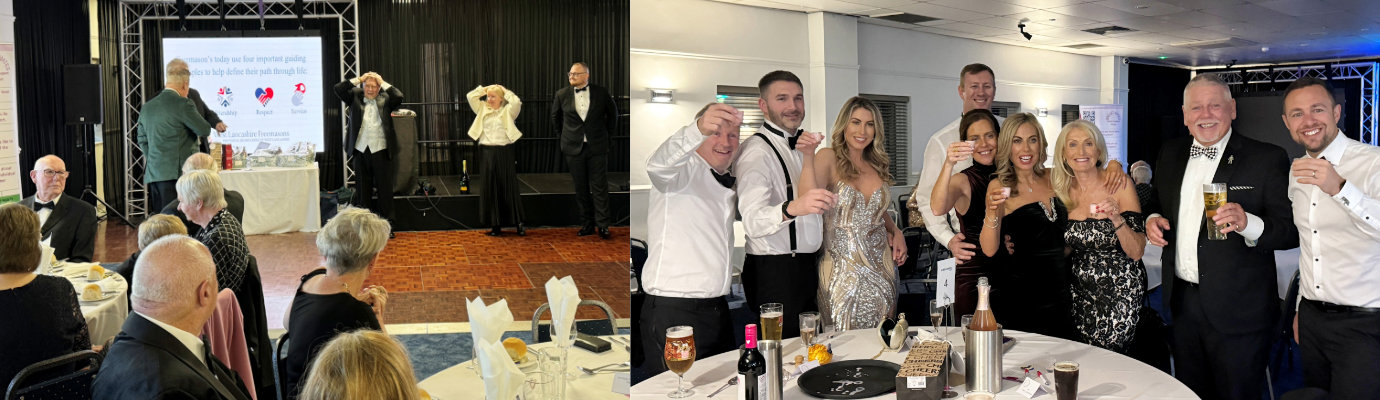 Pictured left: heads and tails, the three finalists. Pictured right: Bob celebrates with his family on a job well done. Pictured left: heads and tails, the three finalists. Pictured right: Bob celebrates with his family on a job well done.