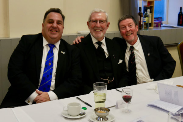 Pictured from left to right, are: Michael tax, John Chesters and Barry Simmonds