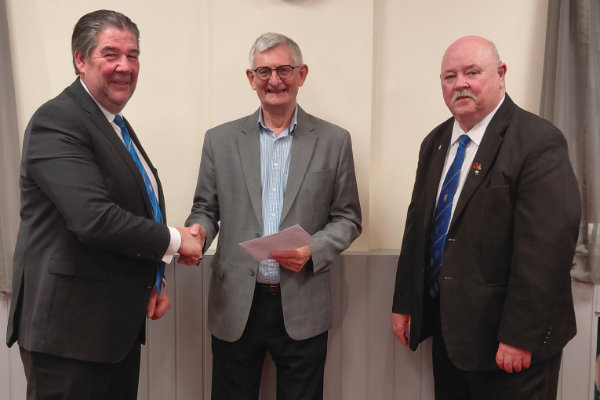 Pictured from left to right, are: Mark Heelis, John Hodgson and Del Hernon.