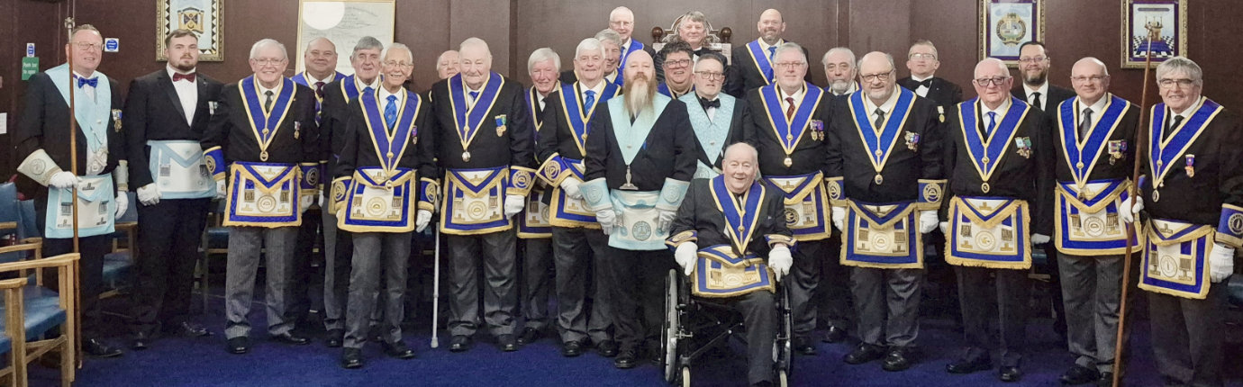 Members of Pharos Lodge and their guests.