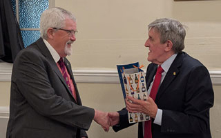 David Barr (left) and John Tyrer.