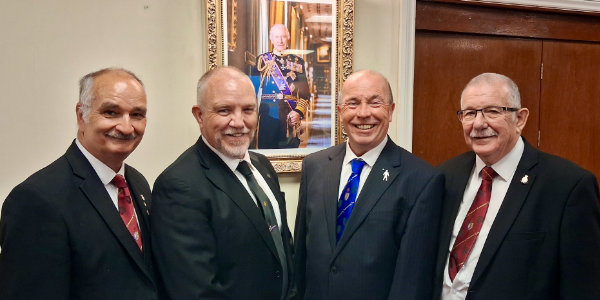 Pictured from left to right, are: Shaun Haynes, prospective candidates Mark Stevenson and Derek Wilde and Steve Willingham. Pictured from left to right, are: Shaun Haynes, prospective candidates Mark Stevenson and Derek Wilde and Steve Willingham.