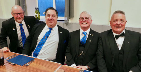 Pictured from left to right, are: John Cross, Michael Tax, Warren Yates and Mark Cliiford. Pictured from left to right, are: John Cross, Michael Tax, Warren Yates and Mark Cliiford.