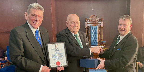 Pictured from left to right, are: Ian Park, John Wright and Richard Dennison.