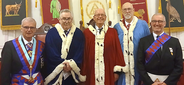 Pictured from left to right, are: John Selley, Vinny Olssen, Peter Stones, Mike Parr and Sam Jackson. Pictured from left to right, are: John Selley, Vinny Olssen, Peter Stones, Mike Parr and Sam Jackson.
