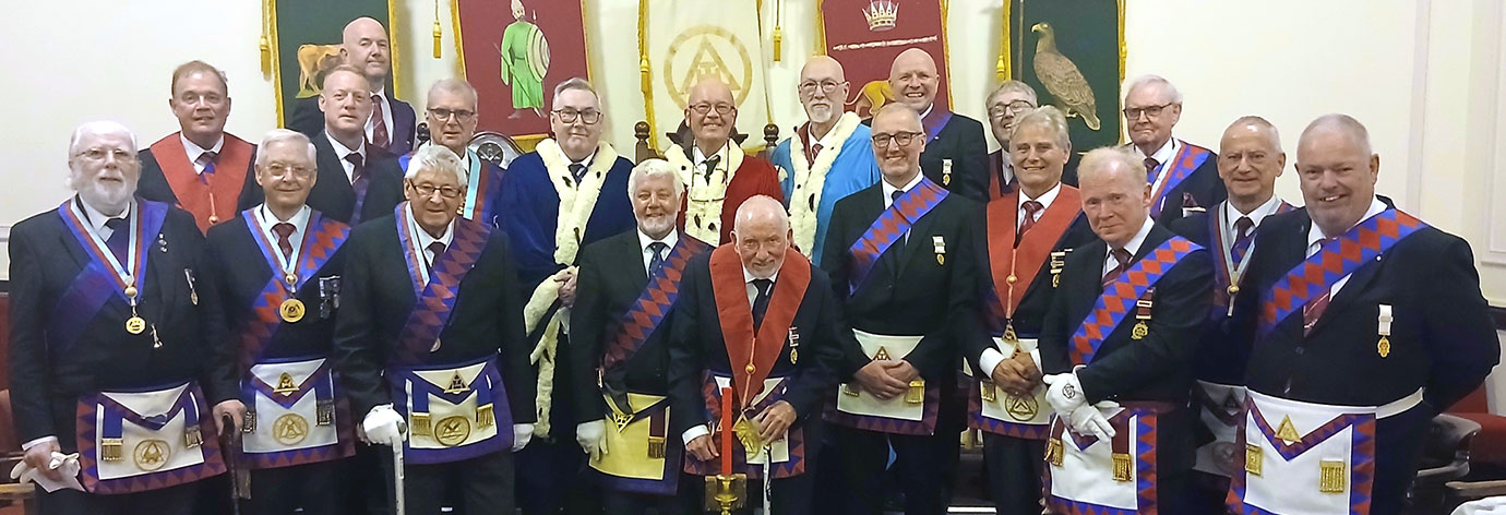 Fermor Chapter companions welcome John Selley and Sam Jackson. Fermor Chapter companions welcome John Selley and Sam Jackson.