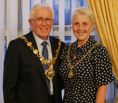 Mayor of Blackpool, Councillor Danny Scott and Mayoress Councillor Michelle Scott. Mayor of Blackpool, Councillor Danny Scott and Mayoress Councillor Michelle Scott.