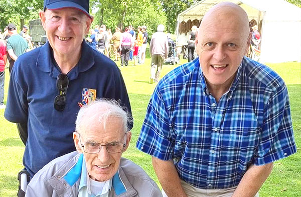 Pictured from left to right are: John Gibbon, William Brackley and Dave Atkinson.