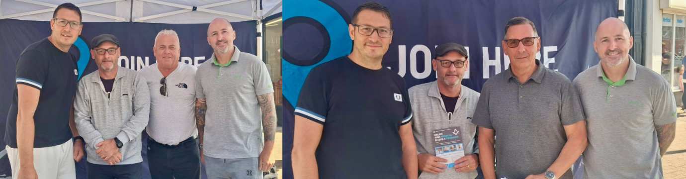Pictured left from left to right, are: Gavin Egan, Stuart DeCore, John Topping and Kieron Griffiths. Pictured right from left to right, are: Gavin Egan, Stuart DeCore, Eddie Wilkinson and Kieron Griffiths. Pictured left from left to right, are: Gavin Egan, Stuart DeCore, John Topping and Kieron Griffiths. Pictured right from left to right, are: Gavin Egan, Stuart DeCore, Eddie Wilkinson and Kieron Griffiths.