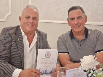 John Topping (left) and Eddie Wilkinson.
