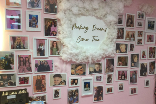 The Making Dreams Come True wall. The Making Dreams Come True wall.