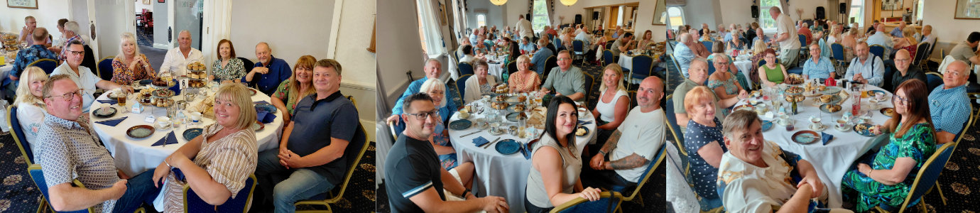 Guests enjoying the afternoon tea.