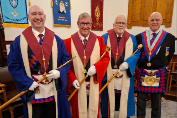Pictured from left to right, are: Darren Fulton, Dave Douglas, Tom Smith and David Atkinson.