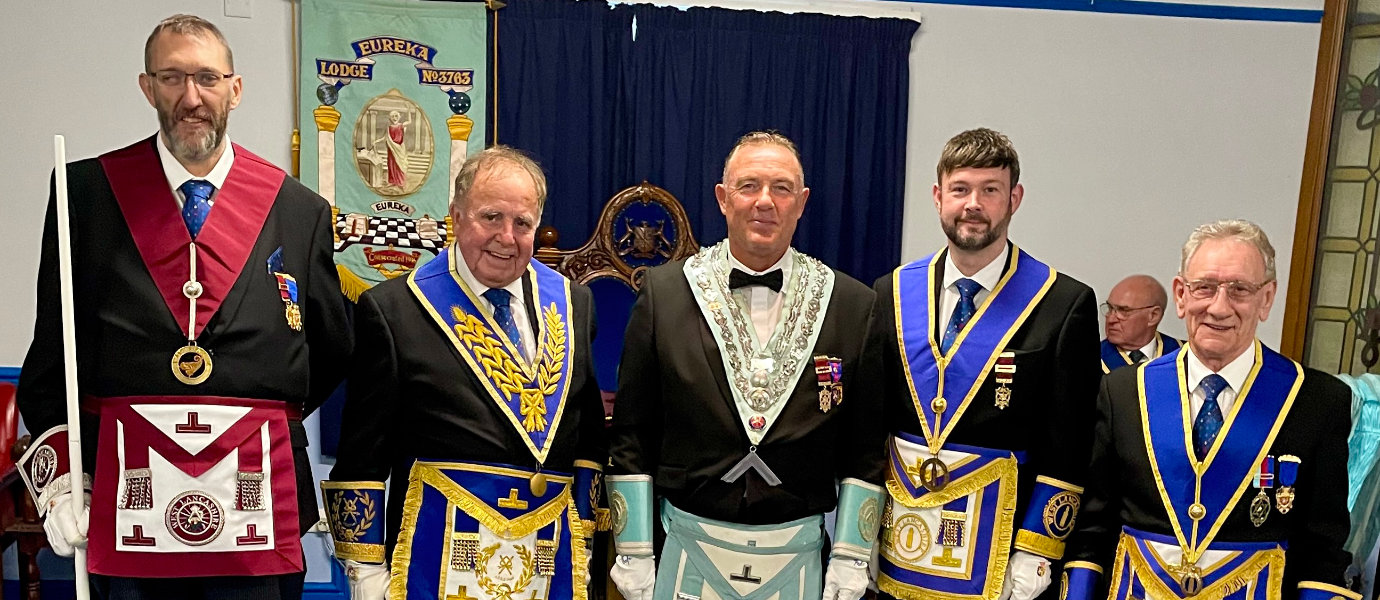 Pictured from left to right, are: Stuart Flynn, Graham Chambers, Steve Buckley, Paul Wharton and Malcolm Sandywell.
