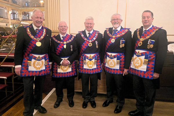 Five Deputy Grand Superintendents; North Wales, Isle of Man, East Lancashire, West Lancashire and Cheshire. Five Deputy Grand Superintendents; North Wales, Isle of Man, East Lancashire, West Lancashire and Cheshire.