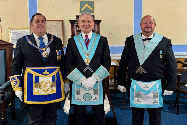 Pictured from left to right, are: Michael Tax, Jimmy Cutler and Ian Fortt