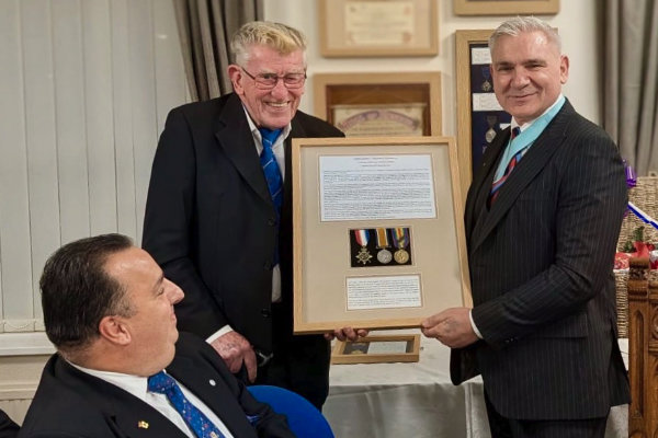 Pictured from left to right, are: Michael Tax (seated) Martyn Jones and Jimmy Cutler.