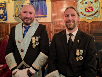 Paul Williams (left) and Martin McFall. Paul Williams (left) and Martin McFall.