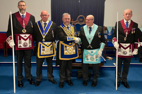Pictured from left to right, are: Stuart Flynn, Stephen Oliver, Robb Fitzsimmons, Alan Routledge and Dean Scrutton.