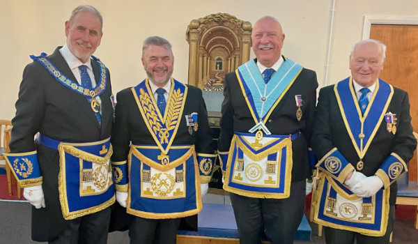 Pictured from left to right, are: Frank Umbers, Robb Fitzsimmons, Andrew Clark and Walter Lyon. Pictured from left to right, are: Frank Umbers, Robb Fitzsimmons, Andrew Clark and Walter Lyon.