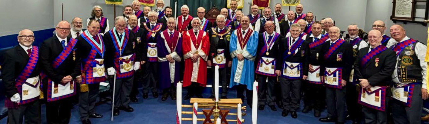 Mark Matthews (centre) with members of the Bikers’ Chapter and their guests. Mark Matthews (centre) with members of the Bikers’ Chapter and their guests.